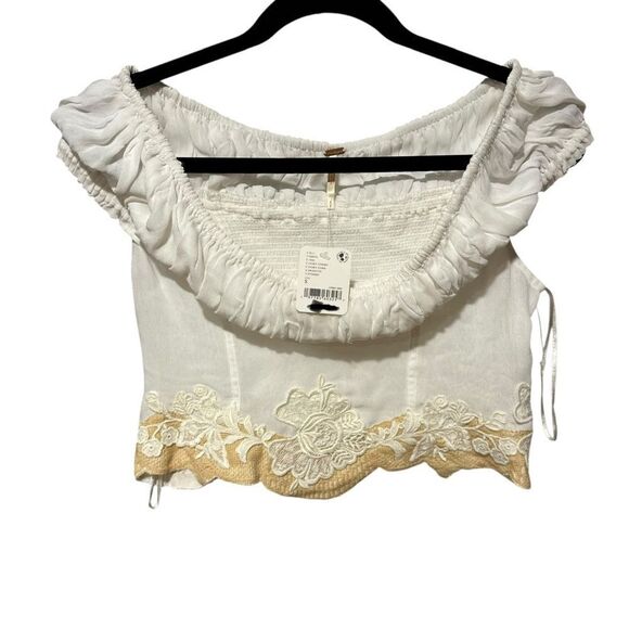 Revolve Free People Liana Lace Off The Shoulder Lace Top - Picture 7 of 8